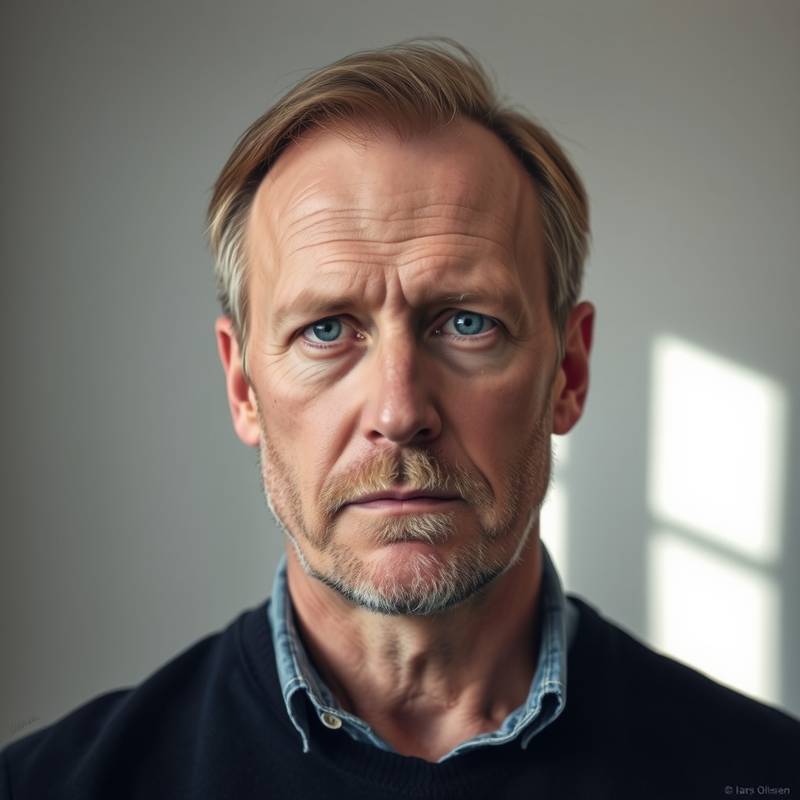Portrett av Lars Olsen